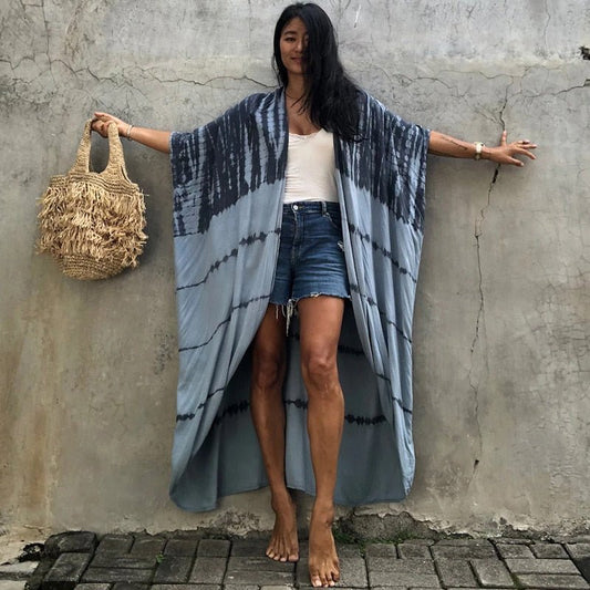 Beach bikini kimono cover up