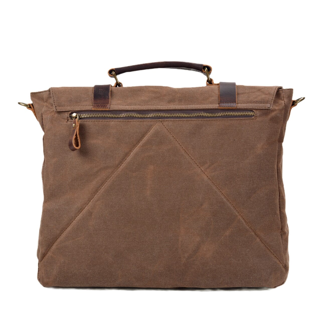 Canvas and Leather Messenger Bag | Broden