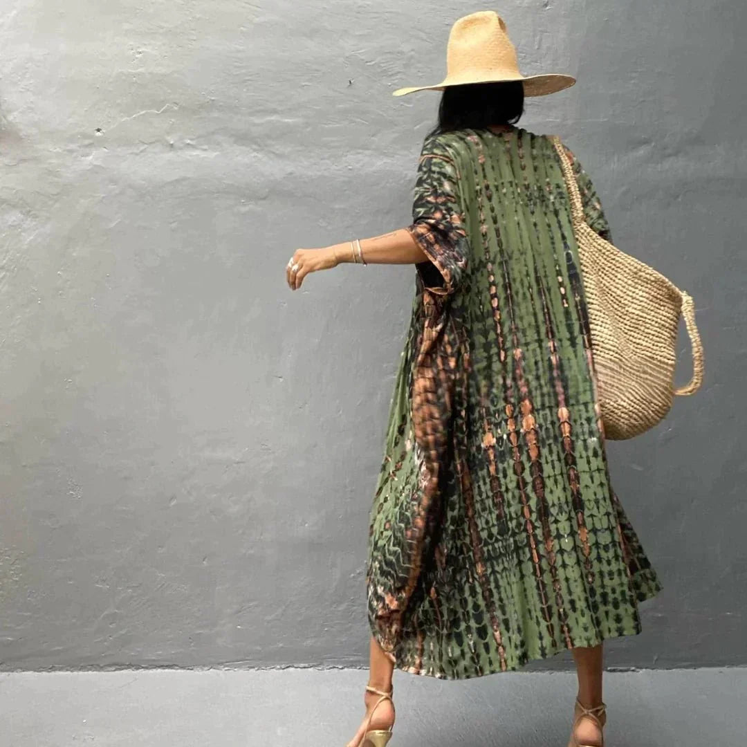 Eden - Stylish Kimono Army Green