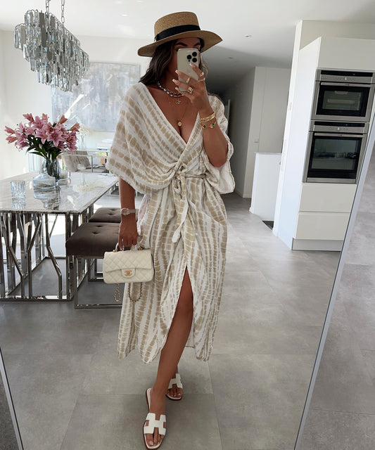 Kimono Bliss Snake Beige
