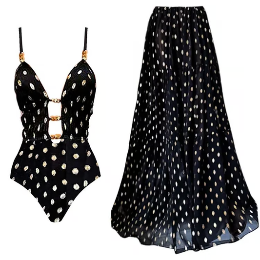 Hayley - Hollowout Two Piece Swimsuit Set