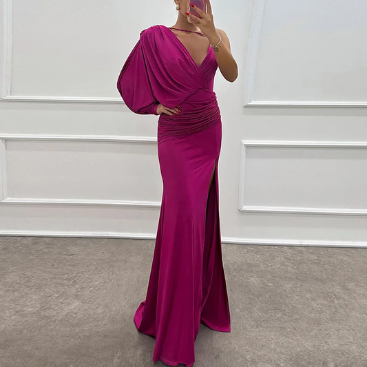 Naiana - One-Shoulder Gown