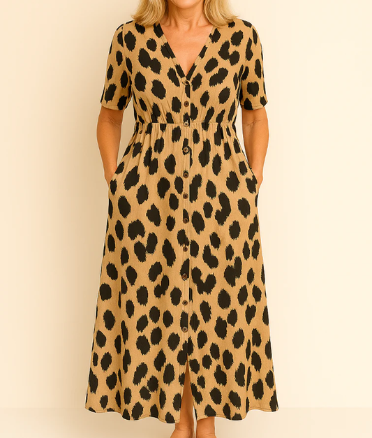 Jackie - Leopard Dress