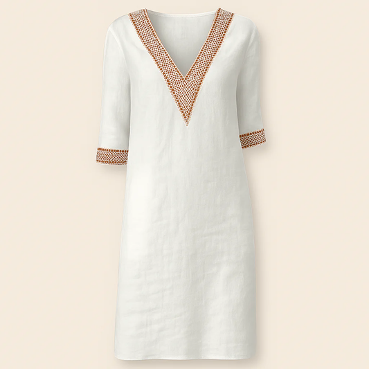 Brooke - Elegant Linen Dress