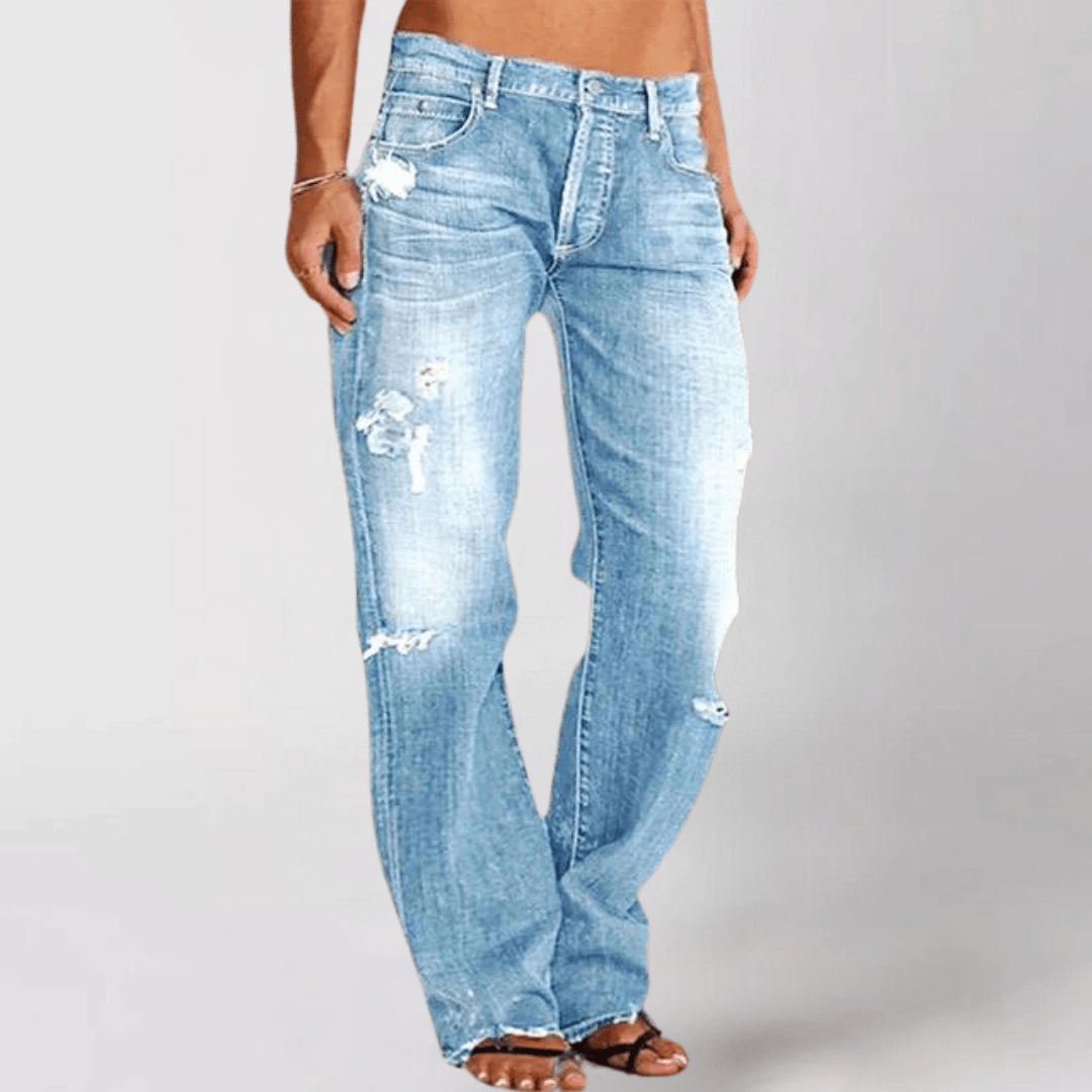 Eveline - WIDE-LEG DENIM JEANS