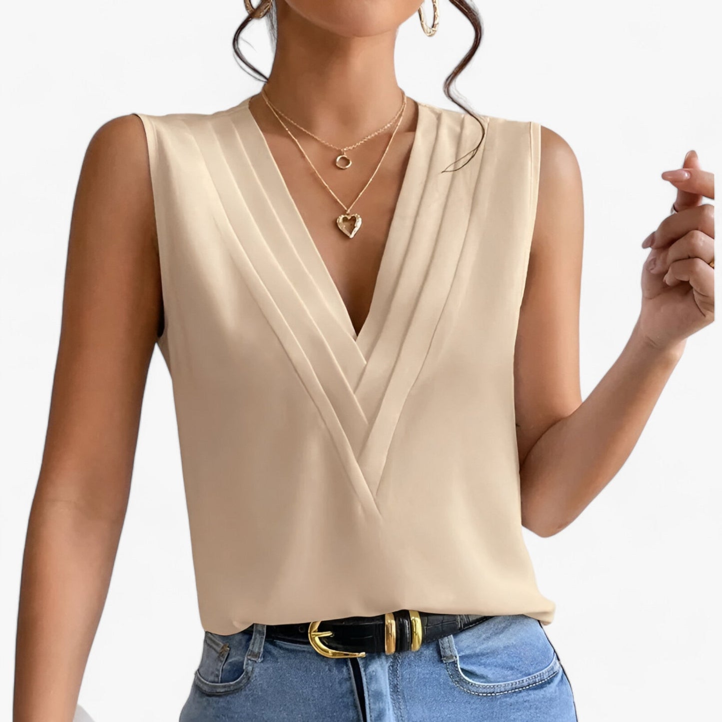 ÃSleeveless Blouse - For effortless comfort