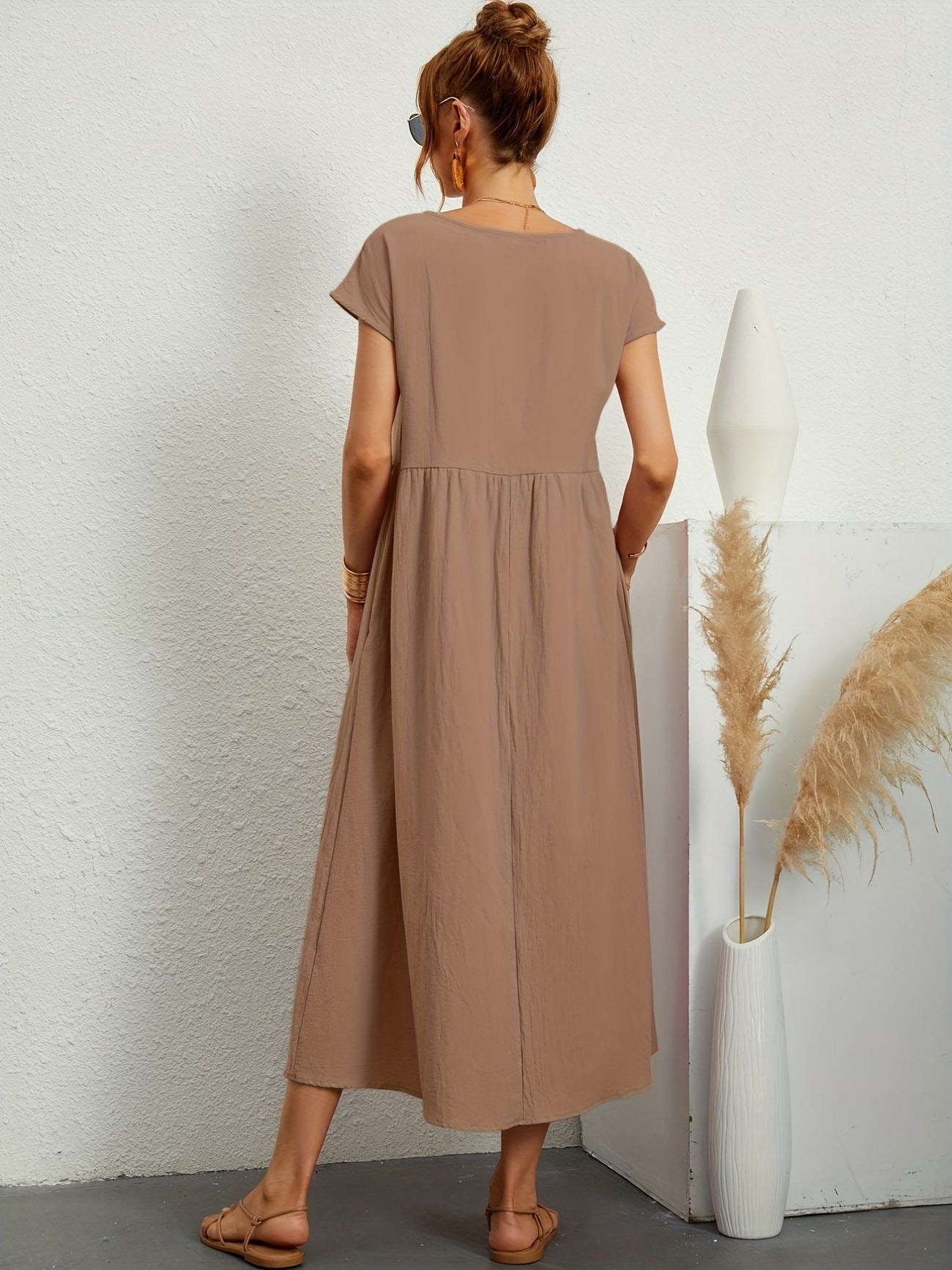 Rosey - Casual Linen Dress