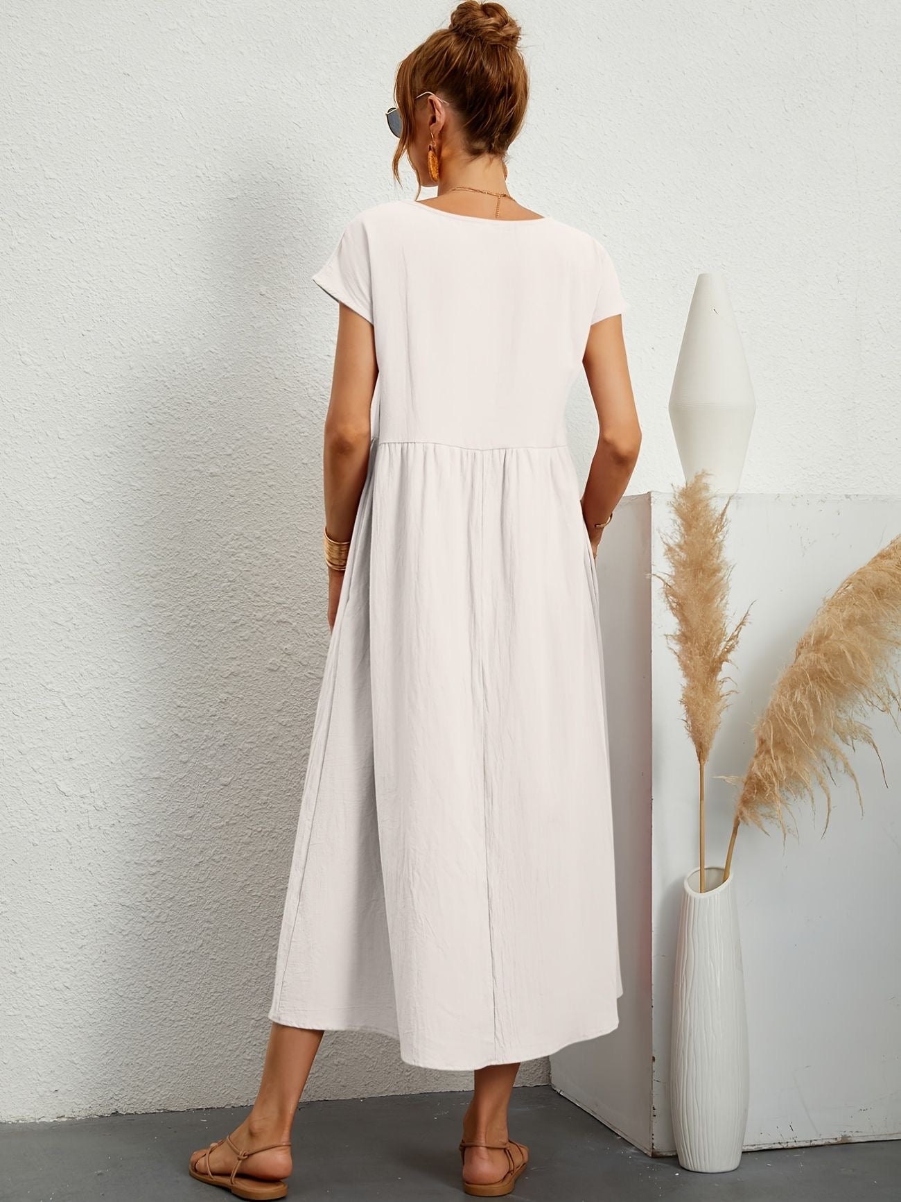 Rosey - Casual Linen Dress