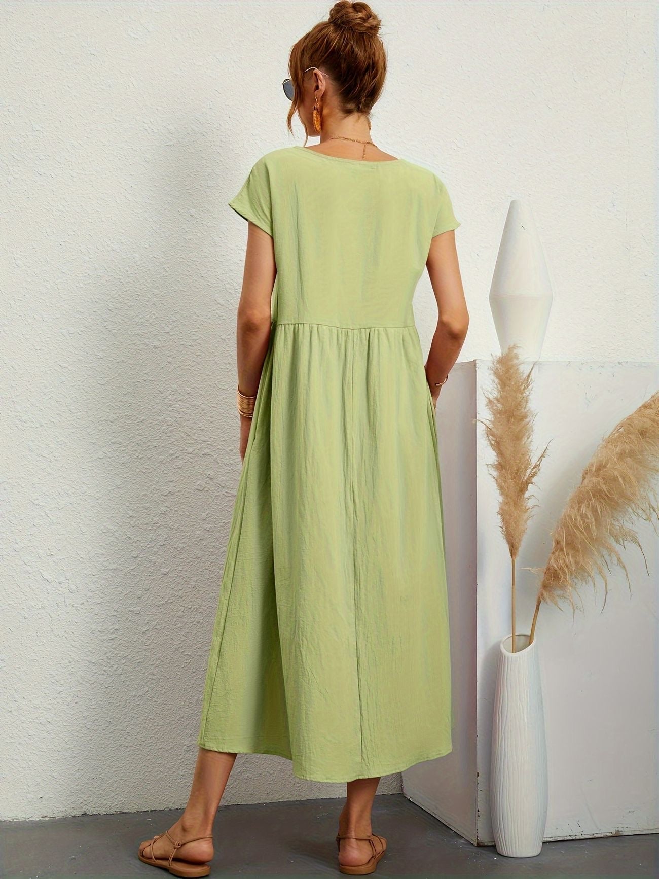 Rosey - Casual Linen Dress